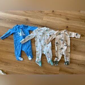 Carters Sleep and Play Onesies